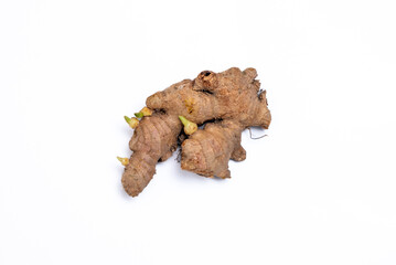 Ginger isolated on white background