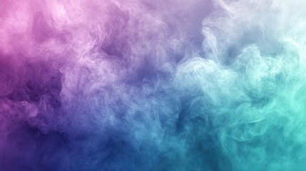 Obraz premium Abstract pastel smoke swirls, blue and purple hues. Ideal for dreamy backgrounds, design projects, and ethereal visuals.