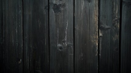 Obraz premium Black wood texture with natural pattern