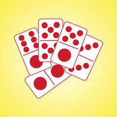 dominoes vector illustration ...
