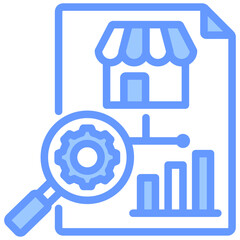 Due Diligence Blue Icon