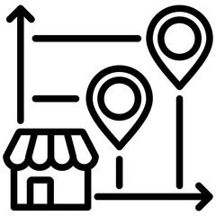 Expansion Outline Icon