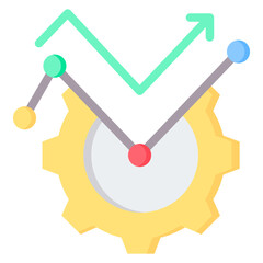 Performance Metrics Flat Icon
