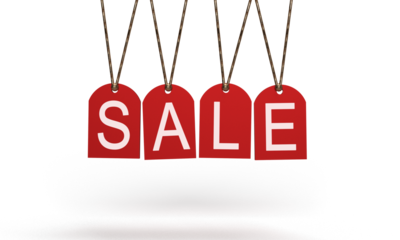 Sale text font white color red pink orange color banner poster shopping store retail coupon store design graphic label marketing advertisement discount offer sale shopping business special gift card