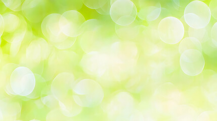 Obraz premium Captivating green bokeh effect natural setting visual art outdoor environment abstract perspective vibrant aesthetics for art lovers