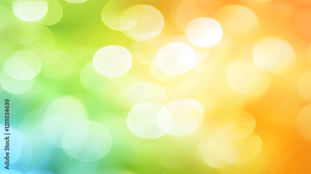 Poster vibrant colorful bokeh effect studio digital art abstract close-up visual creativity