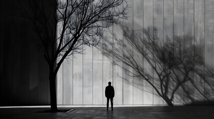 Harmony in Hues: A Monotone Symphony of Light and Shadow