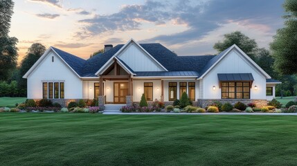 Modern Farmhouse Architectural Design