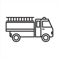 Ambulance icon vector art illustration.