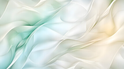 Obraz premium Delicate waves of color abstract art digital illustration soft background aesthetic fluid motion