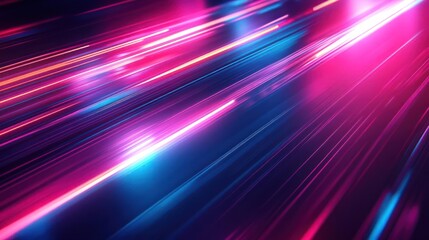 A close-up of neon lights with vibrant colors