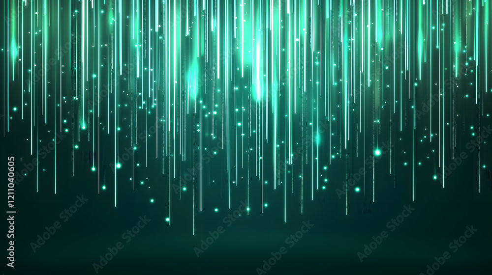 Poster dynamic light patterns create ethereal atmosphere digital art abstract environment visual concept