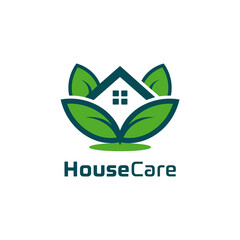 Eco-Friendly House Care Logo Design