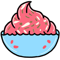 cake with strawberry