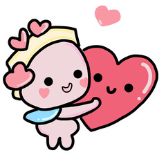 Baby with heart