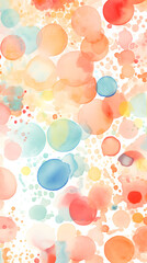 Digital abstract watercolour pattern design poster background
