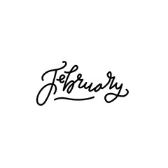 Handwritten February