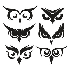 Owl Bird Logo Vector Illustration