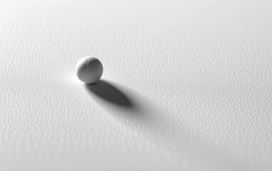 A single  capsule pill resting on a clean white surface, casting a subtle shadow.