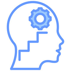 Skill Enhancement Blue Icon