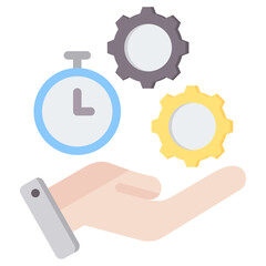 Efficiency Flat Icon