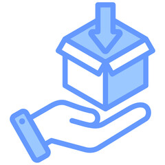 Packaging Blue Icon