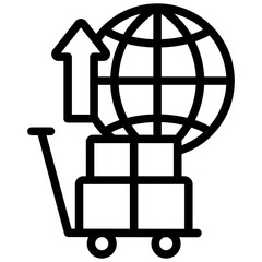 Export Outline Icon