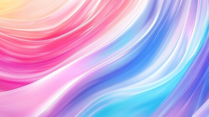 Abstract Swirling Pastel Colors Create Dynamic Visual Flow