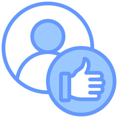 Informal Gatherings Blue Icon
