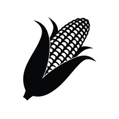 Corn on the cob vector illustration