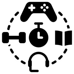 Hobby Exploration Glyph Icon