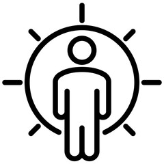 Lifelong Skill Outline Icon