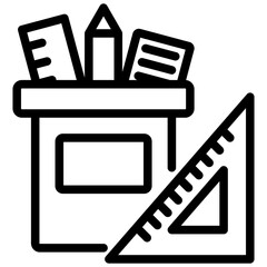 Diy Education Outline Icon