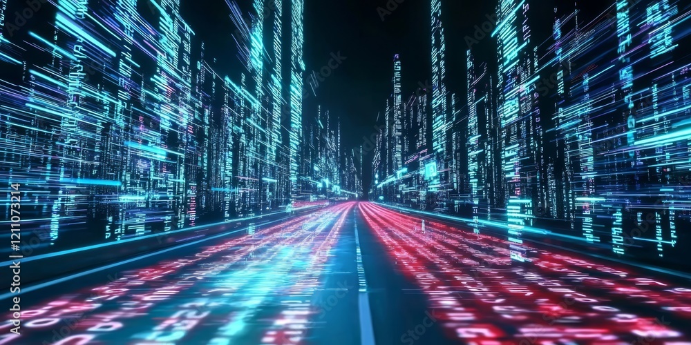 Aufkleber the concept highlights the intersection of big data, machine learning, and artificial intelligence.