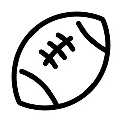 Football line icon. Vector format with fully editable strokes, sports series.