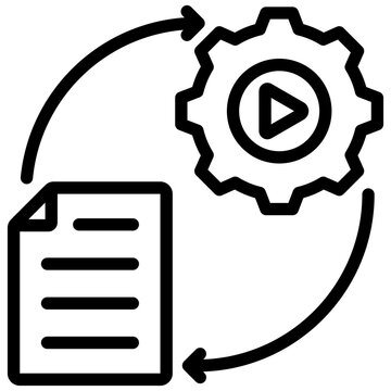 Execution Outline Icon