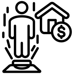 Holographic Will Outline Icon