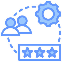 Peer Review Blue Icon