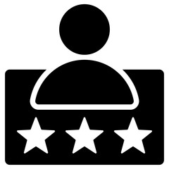 Peer Feedback Glyph Icon
