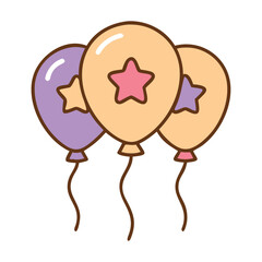 Balloon Gift Icon