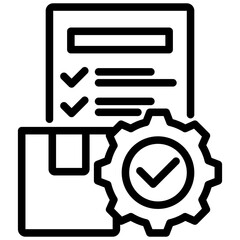 Quality Control Outline Icon
