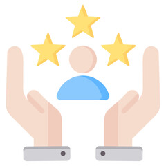 New Employee Flat Icon