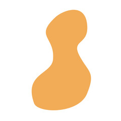 Hand drawn bizarre abstract geometric unusual shapes