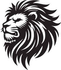 lion head vector