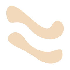 Hand drawn bizarre abstract geometric unusual shapes