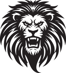 lion head vector