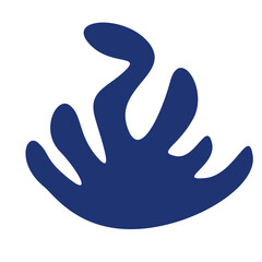 Hand drawn bizarre abstract geometric unusual shapes