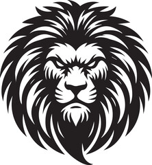 lion head vector