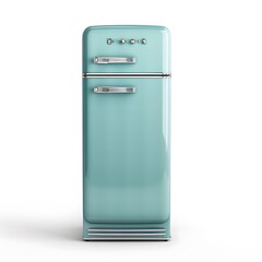 Refrigerator isolated on white background