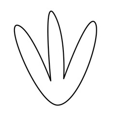 Hand drawn bizarre abstract geometric unusual shapes